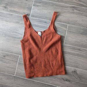 A New Day Ribbed Sweater Tank